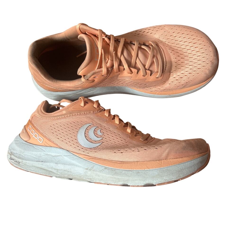 Topo Phantom 3 Sneaker Women's US Size 10.5 Orange/sky Lace Up Running Shoes